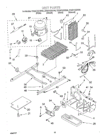 10 - Unit parts for Whirlpool Refrigerator ED22CQXHW02 from AppliancePartsPros.com