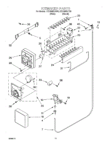 06 - Ice Maker, Optional parts for Whirlpool Refrigerator ET21MMXJW00 from AppliancePartsPros.com