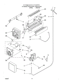 12 - Ice Maker, Optional parts for Whirlpool Refrigerator ED22TEXHN01 from AppliancePartsPros.com