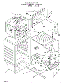 03 - Liner parts for Whirlpool Refrigerator ET18NMXJN00 from AppliancePartsPros.com