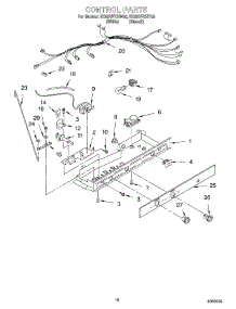 11 - Control parts for Whirlpool Refrigerator ED25VFXHW00 from AppliancePartsPros.com