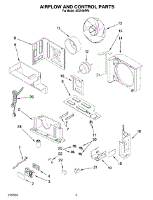 02 - Air Flow And Control Parts parts for Whirlpool Air Conditioner ACU109PR0 from AppliancePartsPros.com