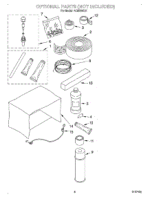 04 - Optional parts for Whirlpool Air Conditioner ACM254XJ1 from AppliancePartsPros.com