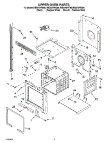 02 - Upper Oven Parts parts for Whirlpool Oven RBD275PRB00 from AppliancePartsPros.com