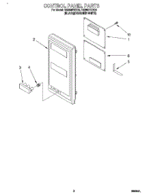 02 - Control Panel, Literature parts for Whirlpool Oven RM280PXBB0 from AppliancePartsPros.com