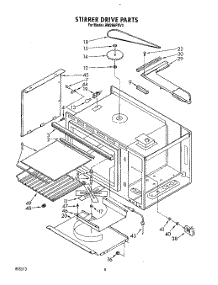 06 - Stirrer Drive parts for Whirlpool Oven RM286PXV3 from AppliancePartsPros.com