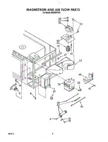03 - Magnetron And Air Flow parts for Whirlpool Oven RM288PXV6 from AppliancePartsPros.com