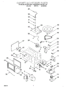 06 - Cabinet And Stirrer parts for Whirlpool Oven GMC305PDQ0 from AppliancePartsPros.com
