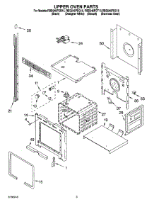02 - Upper Oven Parts parts for Whirlpool Oven RBD245PDT15 from AppliancePartsPros.com