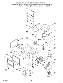 06 - Cabinet And Stirrer parts for Whirlpool Oven GMC305PDB4 from AppliancePartsPros.com