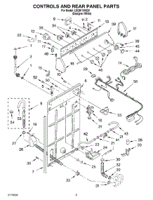 02 - Controls And Rear Panel parts for Whirlpool Washer LSQ9110KQ0 from AppliancePartsPros.com