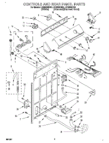 02 - Controls And Rear Panel parts for Whirlpool Washer LSR6233BN0 from AppliancePartsPros.com