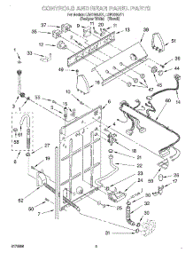 02 - Controls And Rear Panel parts for Whirlpool Washer LSN1000JQ1 from AppliancePartsPros.com