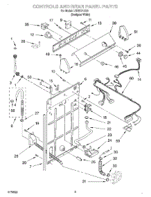 02 - Controls And Rear Panel parts for Whirlpool Washer LSR5121JQ0 from AppliancePartsPros.com