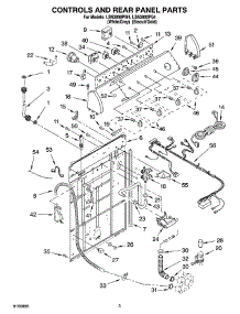 02 - Controls And Rear Panel Parts parts for Whirlpool Washer LSN3000PW4 from AppliancePartsPros.com