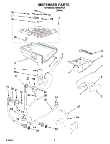 04 - Dispenser Parts parts for Whirlpool Washer LHW0050PQ1 from AppliancePartsPros.com