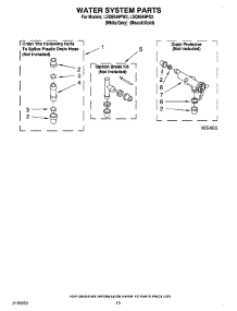 09 - Water System Parts, Miscellaneous Parts, Optional Parts (Not Included) parts for Whirlpool Washer LSQ9549PW3 from AppliancePartsPros.com