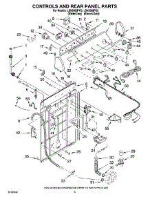 02 - Controls And Rear Panel Parts parts for Whirlpool Washer LSN2000PG3 from AppliancePartsPros.com