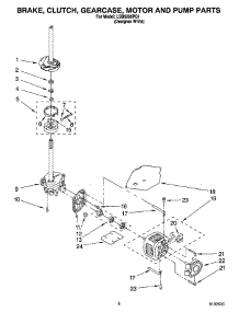 05 - Brake, Clutch, Gearcase, Motor And Pump Parts parts for Whirlpool Washer LSB6200PQ1 from AppliancePartsPros.com