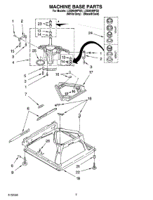 04 - Machine Base Parts parts for Whirlpool Washer LSQ9549PW2 from AppliancePartsPros.com
