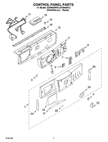 03 - Control Panel Parts parts for Whirlpool Washer GHW9460PL0 from AppliancePartsPros.com