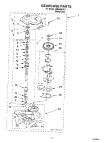 08 - Gearcase Parts parts for Whirlpool Washer LSB6400LW1 from AppliancePartsPros.com