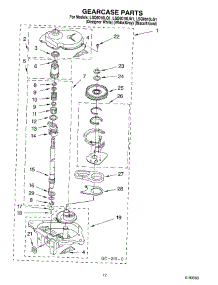08 - Gearcase Parts parts for Whirlpool Washer LSQ9010LW1 from AppliancePartsPros.com