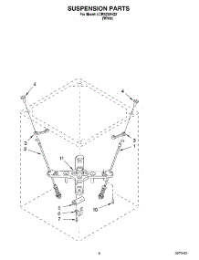 05 - Suspension Parts parts for Whirlpool Washer LCR5232HQ2 from AppliancePartsPros.com
