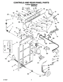 02 - Controls And Rear Panel Parts parts for Whirlpool Washer GSW9650LW0 from AppliancePartsPros.com