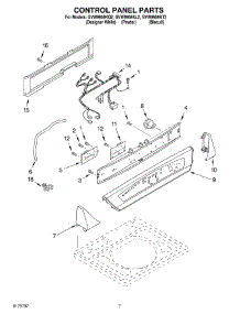 04 - Control Panel parts for Whirlpool Washer GVW9959KQ2 from AppliancePartsPros.com