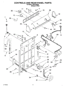 02 - Controls And Rear Panel parts for Whirlpool Washer LSR5100KQ0 from AppliancePartsPros.com