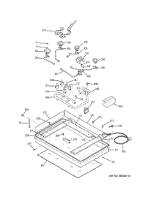 02 - Gas & Burner Parts parts for Ge Cooktop JGP963WEK1WW from AppliancePartsPros.com