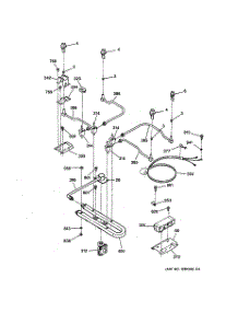 02 - Burner Parts parts for Ge Cooktop JGP626WEV5WW from AppliancePartsPros.com