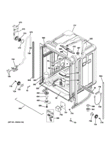 02 - Body Parts parts for Ge Dishwasher PDW8400N00WW from AppliancePartsPros.com