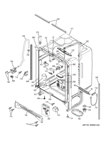 02 - Body Parts parts for Ge Dishwasher PDW7800J10WW from AppliancePartsPros.com