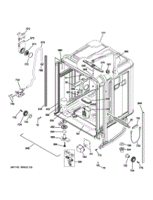 02 - Body Parts parts for Ge Dishwasher PDW9700J10II from AppliancePartsPros.com