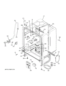 02 - Body Parts parts for Ge Dishwasher GLD5950N00CS from AppliancePartsPros.com
