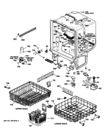 02 - Section2 parts for Ge Dishwasher GSD1410T62AA from AppliancePartsPros.com