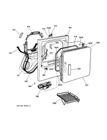 02 - Front Panel & Door parts for Ge Dryer DPSR513GA1WW from AppliancePartsPros.com