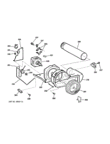 05 - Blower & Drive Assembly parts for Ge Dryer DMCD330GH1WC from AppliancePartsPros.com