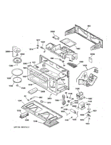 02 - Base, Stirrer & Electronics parts for Ge Microwave JVM1350WW03 from AppliancePartsPros.com