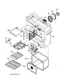 06 - Oven Assembly parts for Ge Range ZDP36L6DSS from AppliancePartsPros.com