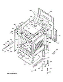 02 - Body Parts parts for Ge Range JBS56WL3WW from AppliancePartsPros.com