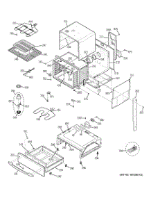 03 - Body Parts parts for Ge Range JSP42SK1SS from AppliancePartsPros.com