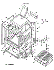 03 - Body Parts parts for Ge Range JGBS17EV3AD from AppliancePartsPros.com