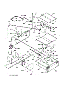 04 - Oven Burner parts for Ge Range JGSP30GET1BB from AppliancePartsPros.com