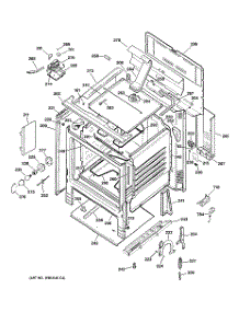 02 - Body Parts parts for Ge Range 157850 from AppliancePartsPros.com