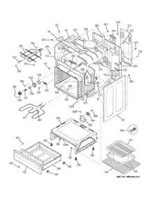 03 - Body Parts parts for Ge Range JBP80BH2BB from AppliancePartsPros.com