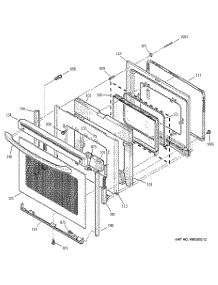 04 - Door parts for Ge Range EER3002D00CC from AppliancePartsPros.com