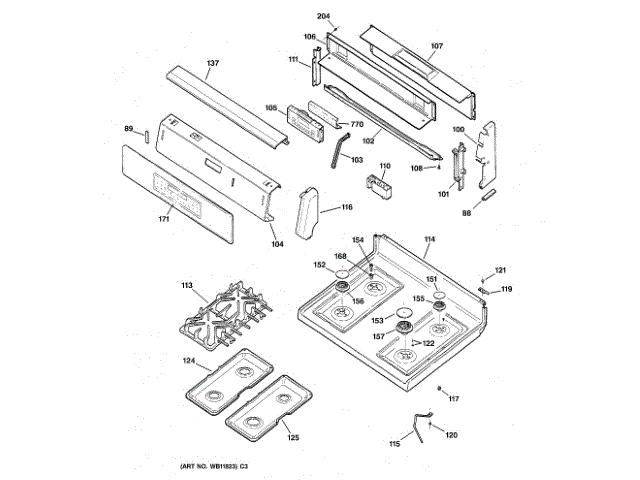 GE WB01K10112 Electrode Clip (AP5650822